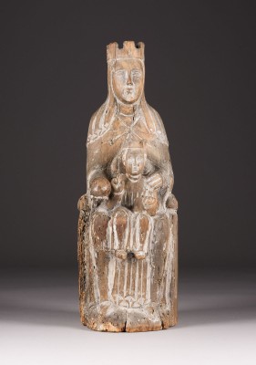 Bild THRONENDE MADONNA MIT DEM CHRISTUSKIND