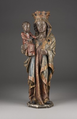 Bild BEKRÖNTE MADONNA MIT DEM CHRISTUSKIND