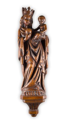 Picture BEKRÖNTE MADONNA MIT DEM CHRISTUSKIND