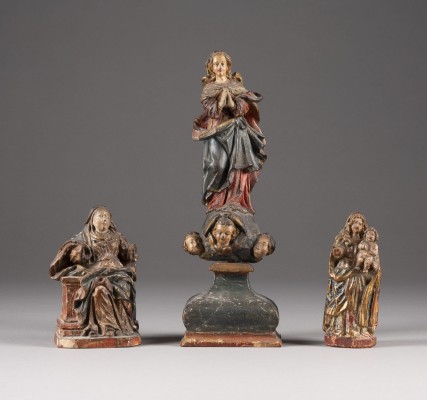 Bild KONVOLUT VON DREI MARIENFIGUREN