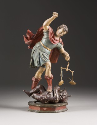 Bild HEILIGER MICHAEL MIT WAAGE