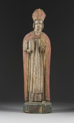 Auction 155<br>HEILIGER BISCHOFF MIT BUCH UND STAB