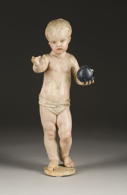 Bild STEHENDES CHRISTUSKIND MIT WELTKUGEL