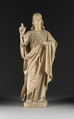 Auktion 155<br>STEHENDER SEGNENDER CHRISTUS