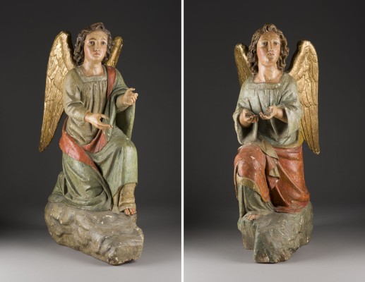 Auktion 155<br>PAAR KNIENDE ENGEL