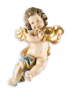 Bild SCHWEBENDER PUTTO MIT HORN