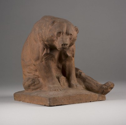 Bild SITZENDER BÄR ('KODIAKBÄR')