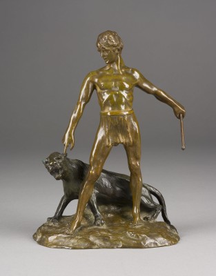 Bild JÜNGLING MIT PANTHER UND STAB