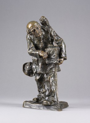 Picture LEIERKASTENMANN UND PAPAGEI