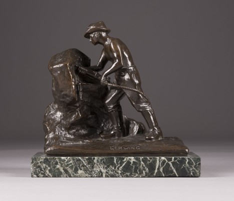 Picture BERGARBEITER MIT PRESSLUFTHAMMER