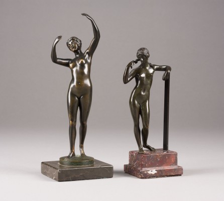 Picture ZWEI STEHENDE FRAUENAKT FIGUREN