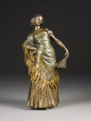 Bild SPANISCHE TÄNZERIN MIT FÄCHER