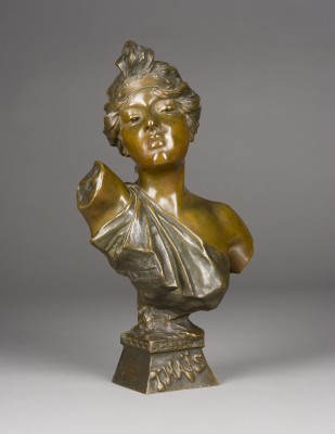 Bild JUGENDSTIL FRAUENBÜSTE 'THAIS'