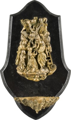 Bild WEIHWASSERSCHALE MIT DARSTELLUNG KREUZABNAHME CHRISTI