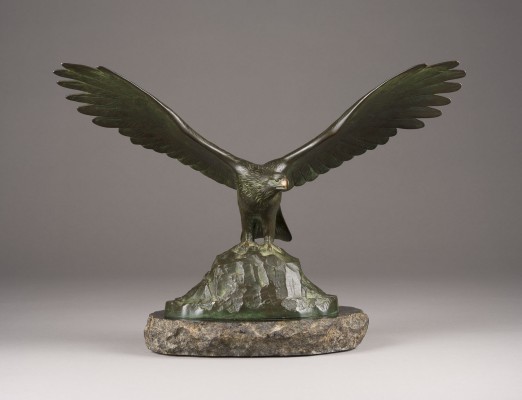 Bild ADLER AUF EINEM FELSEN