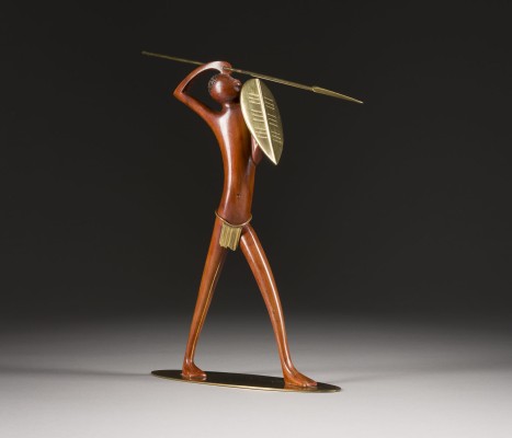 Auction 155<br>AFRIKANERIN MIT SPEER UND SCHILD