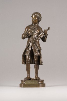 Bild STEHENDER MOZART MIT VIOLINE