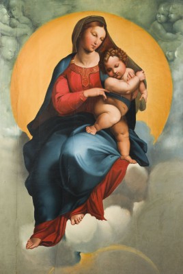Auktion 155<br>MARIA MIT DEM CHRISTUSKIND IN DEN WOLKEN