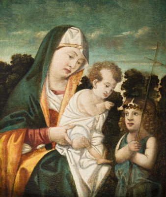 Auction 155<br>JUNGFRAU MARIA MIT KIND UND JOHANNESKNABEN