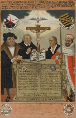 Auktion 155<br>ALLEGORIE DER EVANGELISCHEN WAHRHEIT (REFORMATIONSTAFEL)
