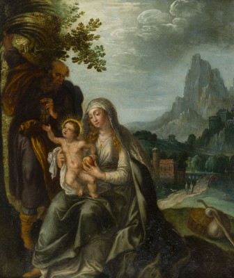 Auktion 155<br>DIE HEILIGE FAMILIE