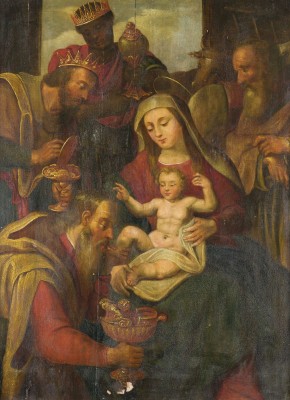 Auction 155<br>DIE ANBETUNG DER HEILIGEN DREI KÖNIGE