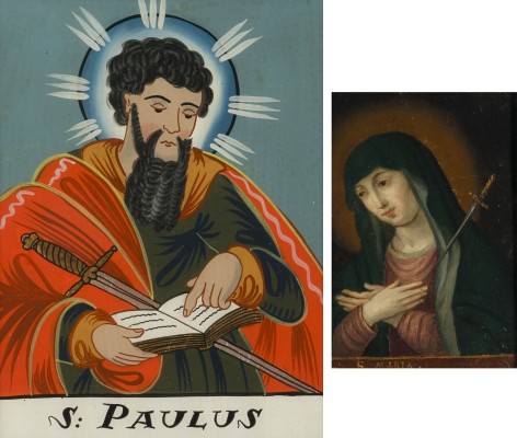 Auktion 155<br>MATER DOROROSA UND HEILIGER PAULUS
