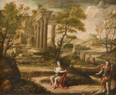 Auction 155<br>CAPRICCIO MIT MYTHOLOGISCHE SZENE