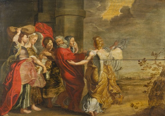 Auction 155<br>LOTH FLIEHT MIT SEINEN TÖCHTERN AUS SODOM