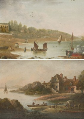 Auction 155<br>PAAR: FLUSSLANDSCHAFTEN MIT FISCHERN