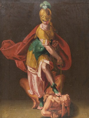 Auktion 155<br>TRIUMPH DER WEISHEIT (MINERVA ALS SIEGERIN ÜBER DIE UNWISSENHEIT)