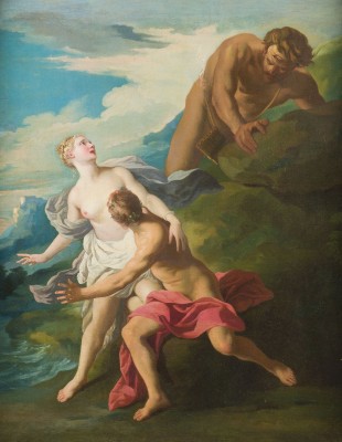 Auktion 155<br>POLYPHEM ÜBERRASCHT ACIS UND GALATEA