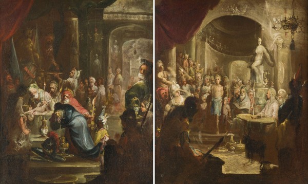 Auktion 155<br>ZWEI SZENEN AUS DER LEGENDE DES SIMON VON TRIENT