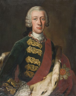 Auktion 155<br>PORTRAIT EINES HOCHRANGIGEN ANGEHÖRIGEN DER FAMILIE VON HATTENBACH MIT HUBERTUSORDEN