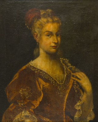 Auction 155<br>HALBFIGURENBILDNIS DER TOCHTER DES FRANCESCO SODERINIS (AM 3. MÄRZ 1522 EINTRITT ALS NONNE IN DEN KONVENT VON CHIAVELLO)