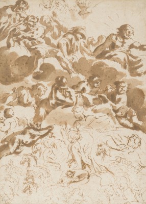 Auktion 155<br>GROSSES BLATT FIGURENSTUDIEN