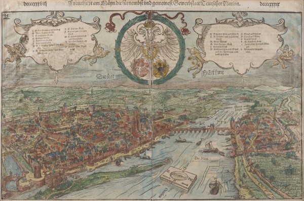 Bild 'FRANCKFURT AM MAYN DIE FÜRNEMBST UND GEMEINEST GEWERBSTATT TEUTSCHER NATION' (CA. 1575)