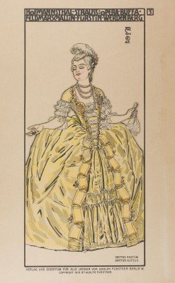 Bild 'HOFMANNSTHAL-STRAUSS: OPERA BUFFA FELDMARSCHALLIN FÜRSTIN WERDENBERG' (1910)