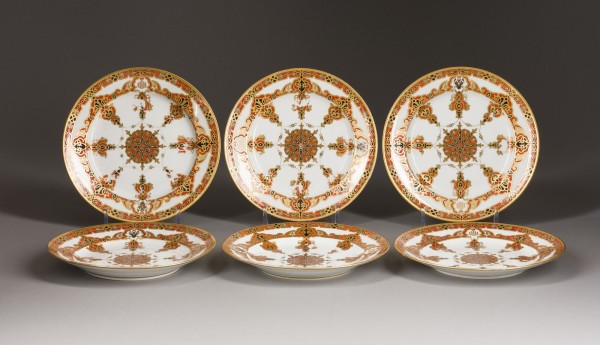 Picture SECHS TELLER AUS DEM SERVICE DES GROßFÜRSTEN KONSTANTIN NIKOLAJEWITSCH