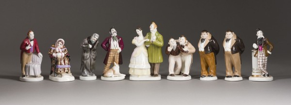 Picture SAMMLUNG VON NEUN FIGUREN AUS DER SERIE 'GOGOLS CHARAKTERE'
