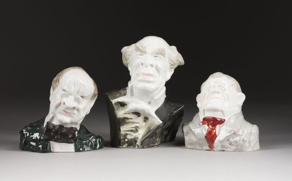 Picture DREI BÜSTEN NACH DER 'FREUNDLICHEN KARIKATUR' VON KUKRYNIKSY