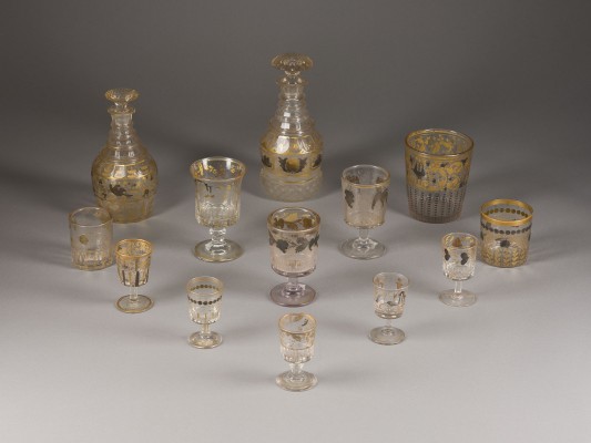 Bild SAMMLUNG VON 13 GLAS-OBJEKTEN