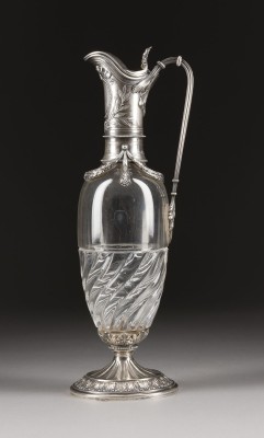 Bild GROSSE FABERGÉ-KARAFFE MIT SILBER-MONTIERUNG