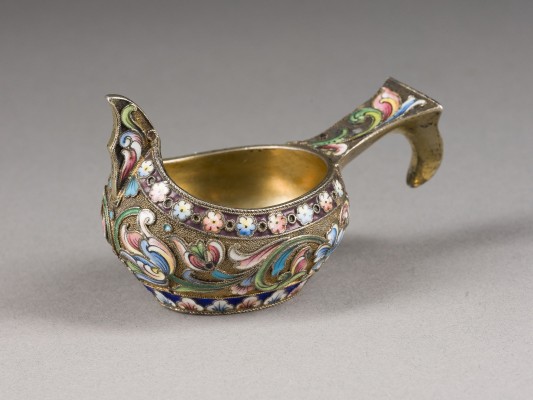 Bild KLEINER JUGENDSTIL-CLOISONNÉ-EMAIL-KOWSCH