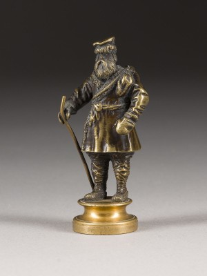 Bild SIEGEL IN FORM EINES RUSSISCHEN BAUERNS