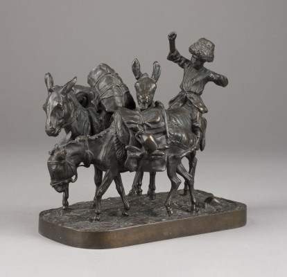 Auktion 156<br>GEORGISCHER JUNGE MIT ESELN