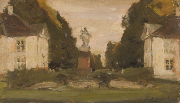 Auktion 156<br>STUDIE MIT DEM ANSICHT VON DEM SCHLOSS FREDENSBORG