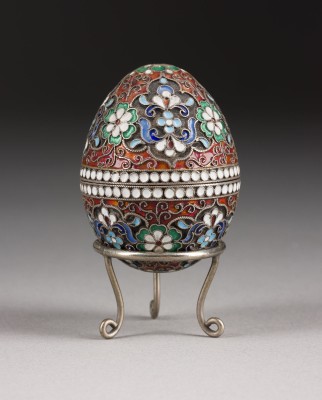 Bild CLOISONNÉ-EMAIL-EI AUF STÄNDER
