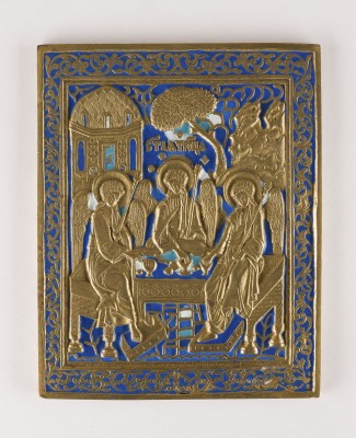 Picture BRONZE-IKONE MIT DER ALTTESTAMENTLICHEN DREIFALTIGKEIT