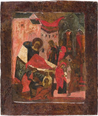 Bild IKONE MIT DER GEBURT DER GOTTESMUTTER